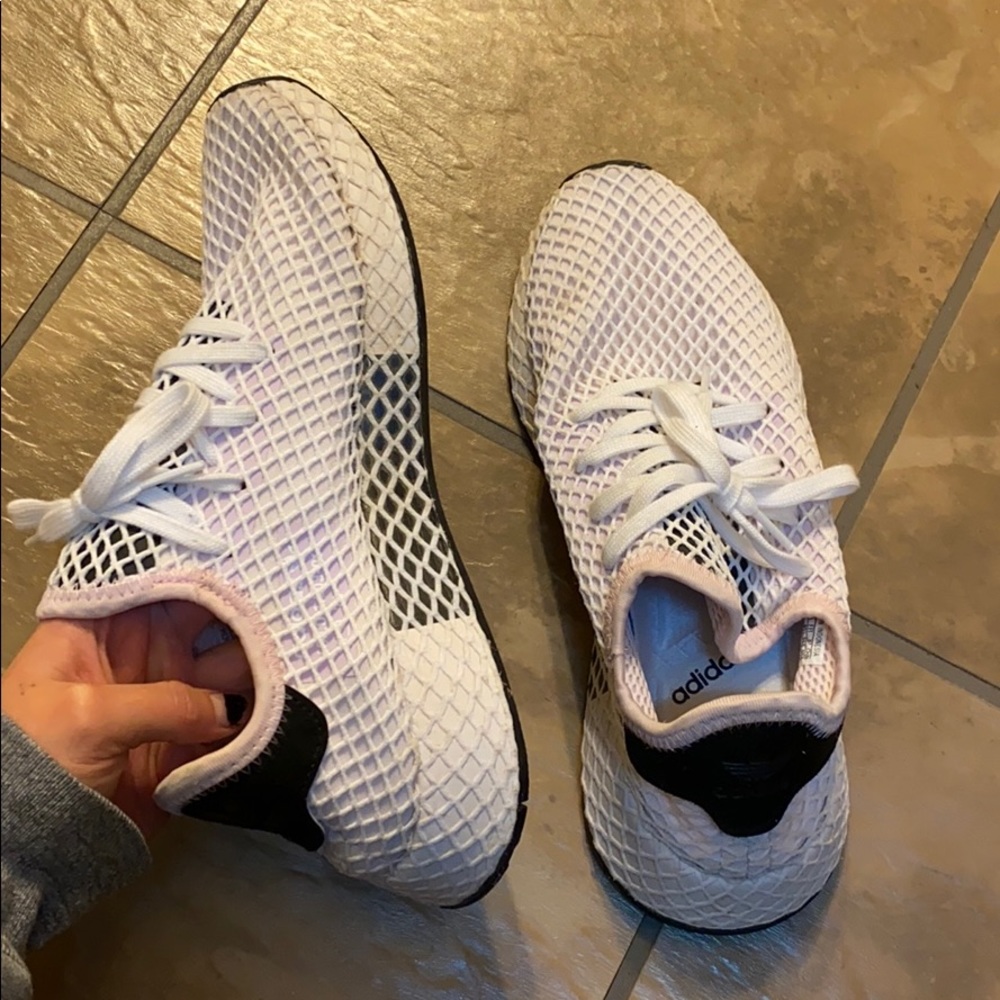 adidas deerupt sneakers light pink